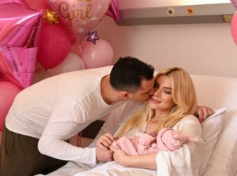 Κατερίνα Καινούργιου – Παναγιώτης Κουτσουμπής: Αποκαλύπτουν μια γλυκιά στιγμή με τη νεογέννητη κόρη τους!