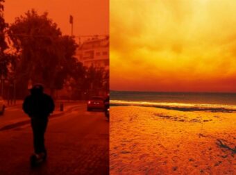 Καταιγίδα Erminio: Συναρπαστικά στιγμιότυπα από τα νησιά – Ακυρώσεις πτήσεων εξαιτίας των ισχυρών ανέμων!