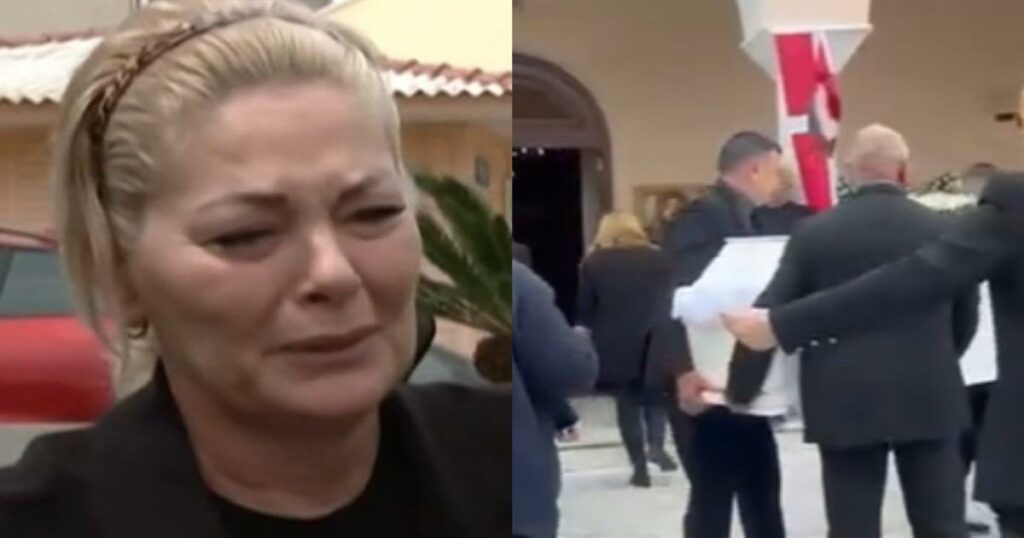 Κεφαλονιά: Συγκλονιστικές στιγμές θρήνου στην κηδεία της 19χρονης Μυρτούς – Η μητέρα της φωνάζει το όνομά της με σπαραγμό.