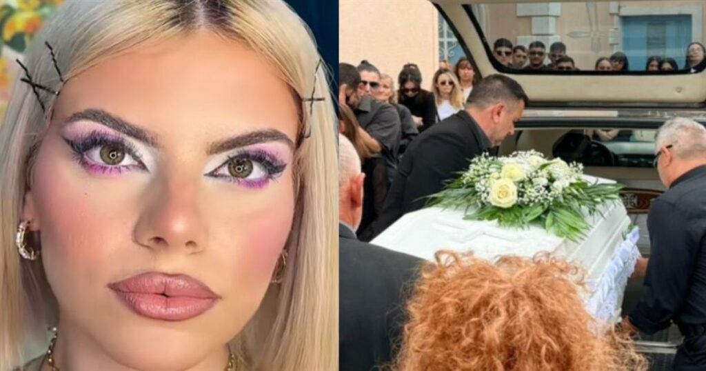 Αποχαιρετισμός στη Μυρτώ: Συγκλονιστικές στιγμές στην κηδεία της 19χρονης – Λύγισε η μητέρα της, ραγίσανε καρδιές.