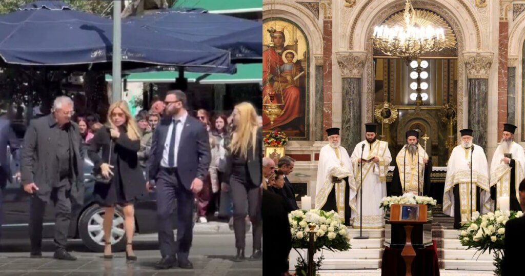 Αποχαιρετισμός στη Μαρινέλλα: Η συγκινητική παρουσία της Μαριάννας Λάτση στην τελετή.