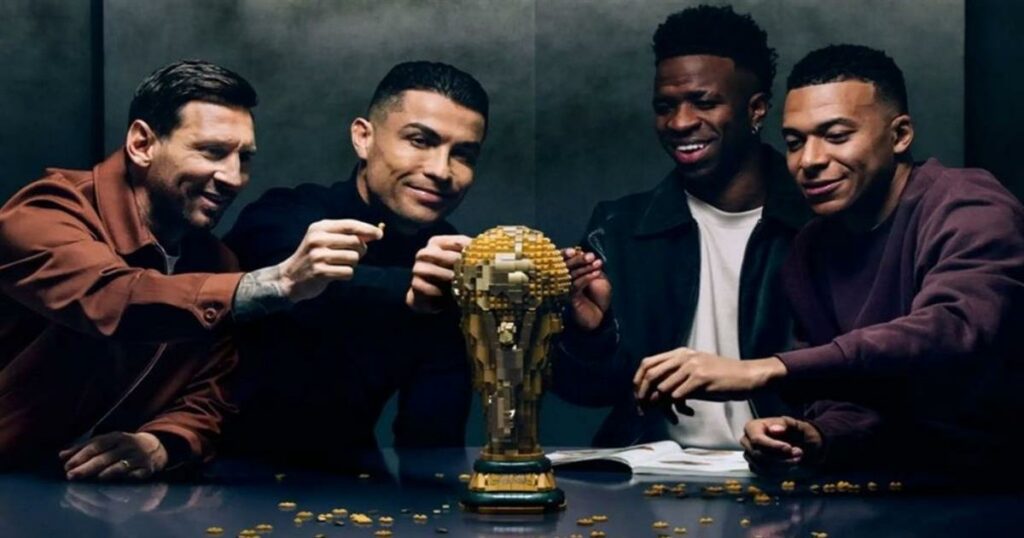 Η LEGO «έφερε» αστρονομικά ποσά σε Μέσι, Κριστιάνο, Βίνι και Εμπαπέ για διαφημιστική καμπάνια – Δείτε πόσα κέρδισε ο καθένας!