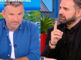 «Έντονη αντιπαράθεση: Ο Γιώργος Λιάγκας εξοργίζεται με τον Μπαλάσκα για την υπόθεση της Μυρτούς on air»