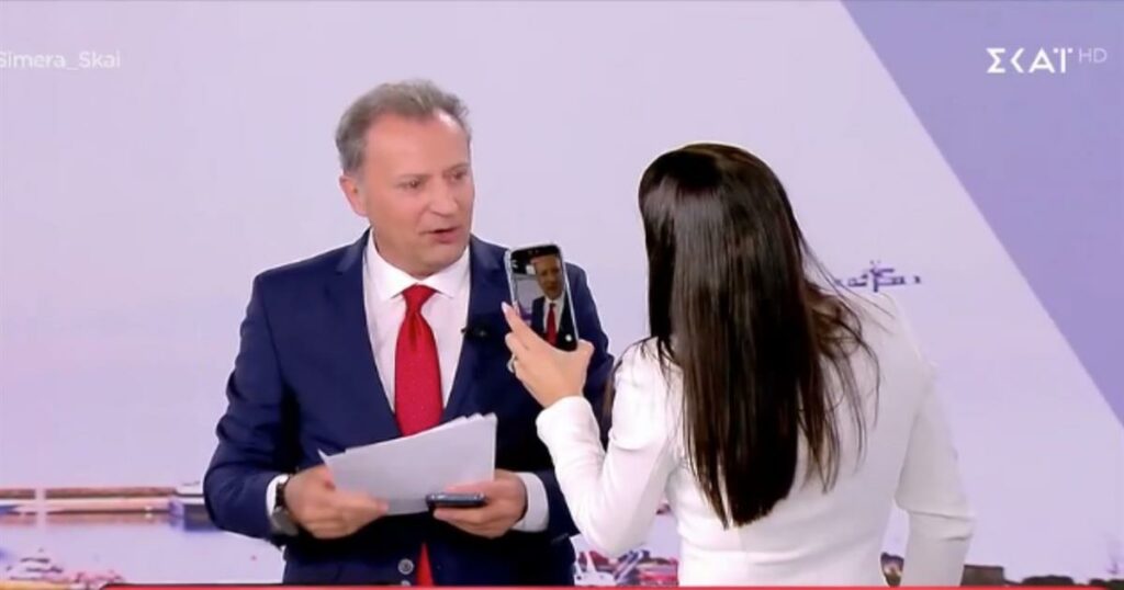 Απίστευτη στιγμή με τη Λατινοπούλου στον ΣΚΑΪ – Απομίμηση της Κωνσταντοπούλου και ατάκα-έκπληξη: «Με χτυπήσατε; Θα σας καταγγείλω!»