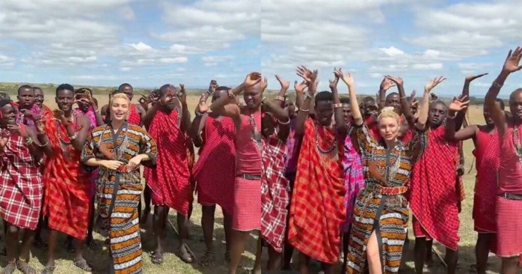 Εκρηκτικός χορός: Η Αλεξάνδρα Παναγιώταρου ξεσηκώνει την Κένυα παρέα με τους ντόπιους!