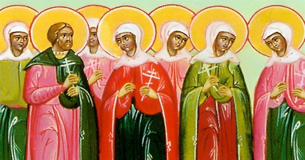 Σήμερα τιμούμε τον Άγιο και τις 7 Αγίες που απαρνήθηκαν τα πλούτη και τη δόξα, επιλέγοντας τον δρόμο της θυσίας στη θάλασσα.