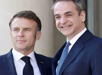 Μακρόν προς Μητσοτάκη: «Η Γαλλία στέκεται στο πλευρό της Ελλάδας απέναντι σε κάθε τουρκική απειλή»