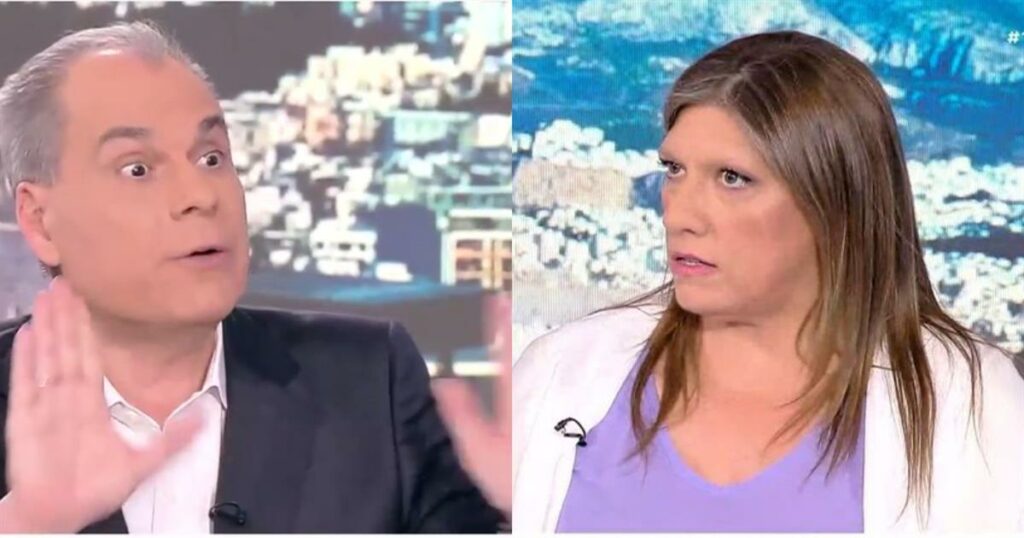 Εκρηκτική αντιπαράθεση Κωνσταντοπούλου και Στραβελάκη στο OPEN – «Σας καταγγέλλω!»