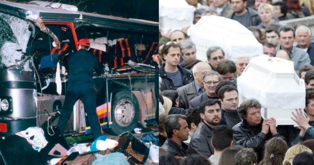 Τραγωδία στο Μακροχώρι Ημαθίας: Το δυστύχημα που πάγωσε την Ελλάδα, με 21 χαμένους μαθητές.