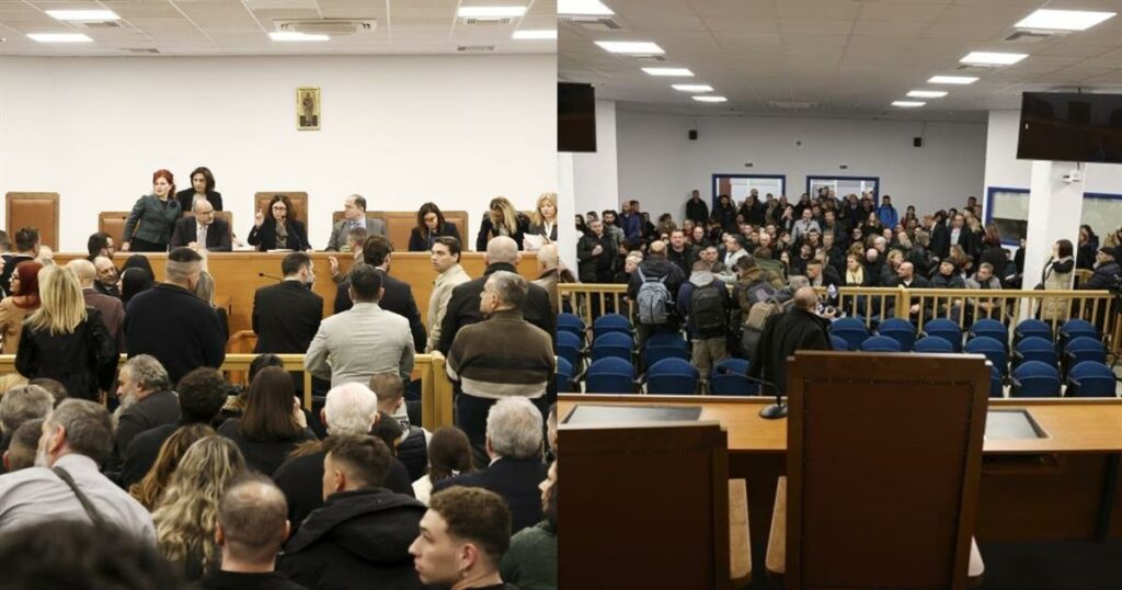 Βελτιώσεις στη Δίκη για τα Τέμπη: Αναβαθμισμένη αίθουσα με 100 επιπλέον θέσεις – Δείτε το βίντεο από τις αλλαγές!