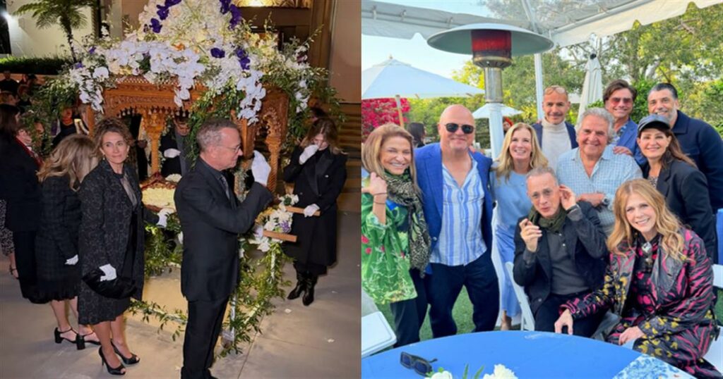 Τομ Χανκς: Γιορτάζει το Πάσχα με τον Επιτάφιο στους ώμους και παραδοσιακά έθιμα – αυγά, τσουρέκια και χοροί.