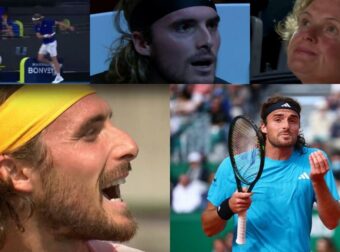 Από το «Είσαι ανώριμη» στη μητέρα στο «Να πας στο διάολο» στον πατέρα: 7 έντονα ξεσπάσματα του Τσιτσιπά στο γήπεδο.