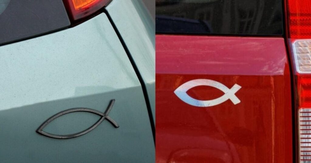 Το σήμα του ψαριού κατακλύζει τους δρόμους: Πώς να αντιδράσεις όταν το εντοπίσεις σε αυτοκίνητο.