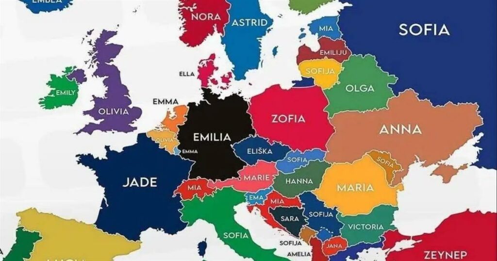Ανακαλύψτε τα κορυφαία ονόματα κοριτσιών στην Ευρώπη – Ποιο όνομα βρίσκεται στην κορυφή στην Ελλάδα;
