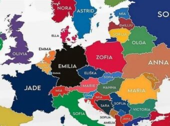 Ανακαλύψτε τα κορυφαία ονόματα κοριτσιών στην Ευρώπη – Ποιο όνομα βρίσκεται στην κορυφή στην Ελλάδα;