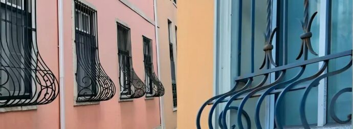 Ποιος είναι ο λόγος πίσω από τις καμπύλες στα κάτω μέρη των κάγκελων παραθύρων;