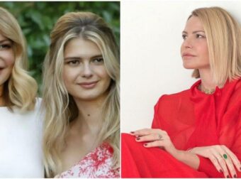 Μπαλατσινού: Με τον Κικίλια και τον γιο τους στο γαμήλιο party της Αμαλίας – Φωτογραφίες