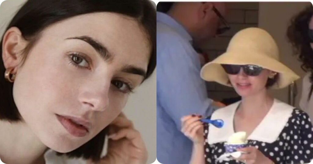 Με καπέλο, γυαλιά και… παγωμένο γιαούρτι: Η Lily Collins προσπάθησε να περάσει απαρατήρητη στη Μύκονο (Βίντεο)