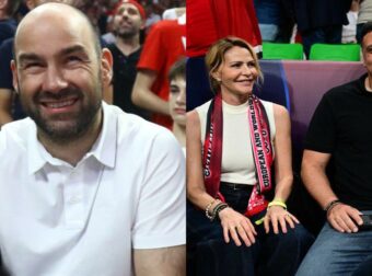 Ολυμπιακός – Ρεάλ Μαδρίτης: Ποιοι «έκλεψαν» την παράσταση στις εξέδρες – Μπαλατσινού, Κικίλιας και χιονοστιβάδα επωνύμων