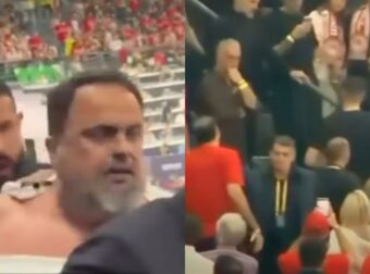 Ο διάλογος “γαλλικών” Μαρινάκη με Δημητριάδη και οι φάπες! Τα βίντεο φωτιά