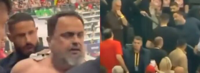 Ο διάλογος “γαλλικών” Μαρινάκη με Δημητριάδη και οι φάπες! Τα βίντεο φωτιά