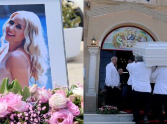Κηδεία Μαστροκώστα: Οι δυο ανατριχιαστικές στιγμές στην ταφή της – Το λευκό χελιδόνι και το ουράνιο τόξο