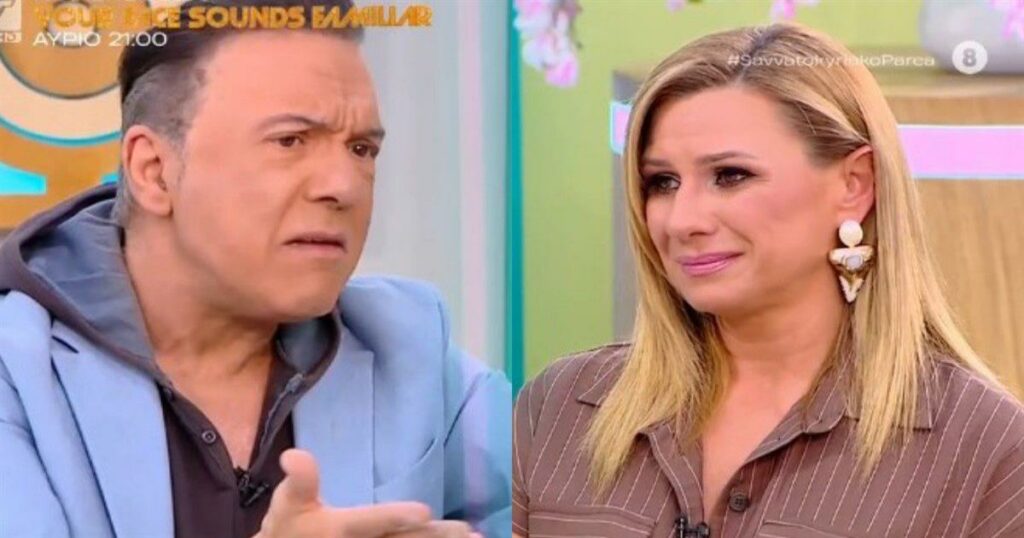 Συγκινητική στιγμή στον αέρα: Τα λόγια του Γιαννόπουλου έφεραν δάκρυα στα μάτια της Καραβάτου (Βίντεο).