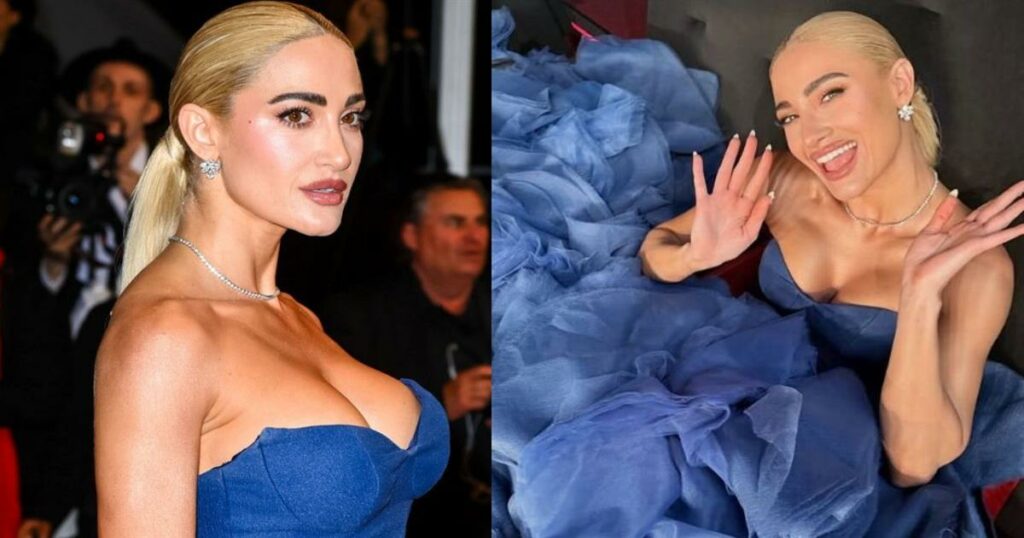 Ιωάννα Τούνη και Ντέμι Μουρ με το ίδιο royal blue στις Κάννες: Σύμπτωση ή αντιγραφή – Ποια το φόρεσε καλύτερα;