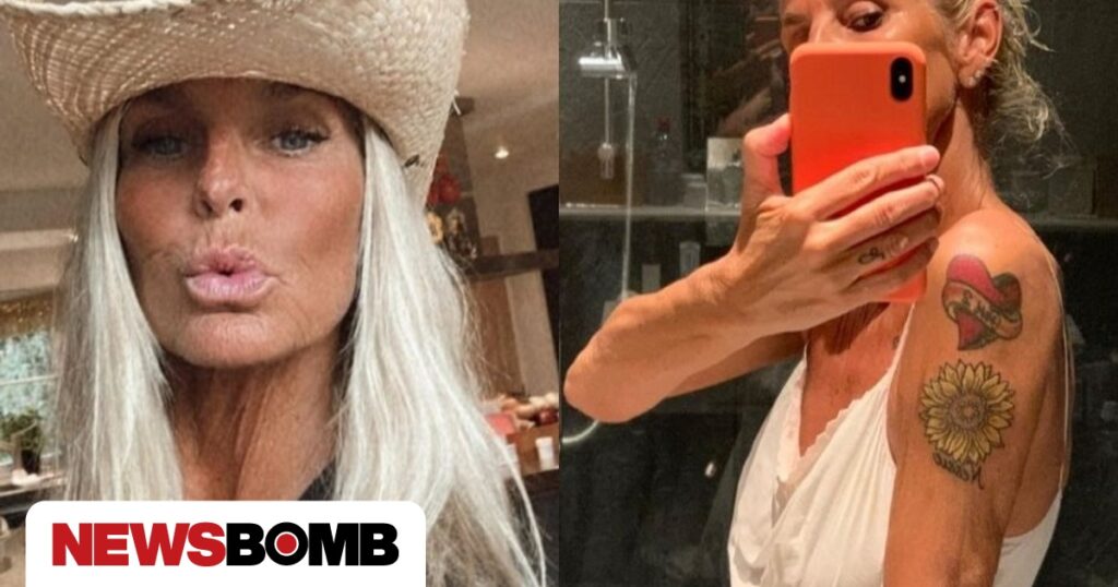 Διάσημη παρουσιάστρια ποζάρει τόπλες δείχνοντας τα σημάδια πρόωρης γήρανσης από τον ήλιο