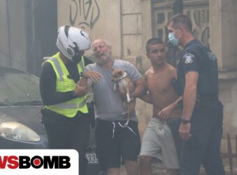 Καλλιθέα: Ο ένας ένοικος πρόλαβε και βγήκε, η σύζυγός του πήδηξε από το μπαλκόνι και την έπιασαν