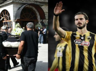 Μάριος Οικονόμου: Σπαραγμός στην κηδεία του στα Ιωάννινα – Δείτε φωτογραφίες