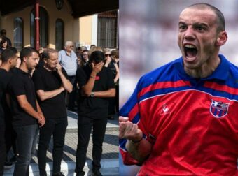 Τάκης Γκώνιας: Σε κλίμα βαθιάς συγκίνησης το τελευταίο αντίο στη Λιβαδειά – Ποιοι πρώην συμπαίκτες του ήταν εκεί