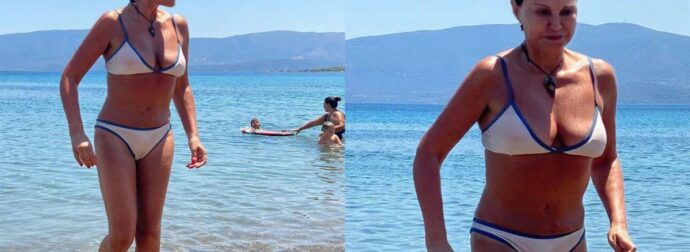 Αλεξάνδρα Παλαιολόγου: Η φωτογραφία με κίτρινο μπικίνι και τα μυστικά της σιλουέτας της