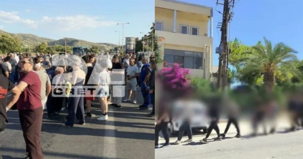 Ξεσηκωμός στο Ηράκλειο: Αντιδράσεις στη δημιουργία δομής μεταναστών – Δείτε φωτογραφίες και βίντεο