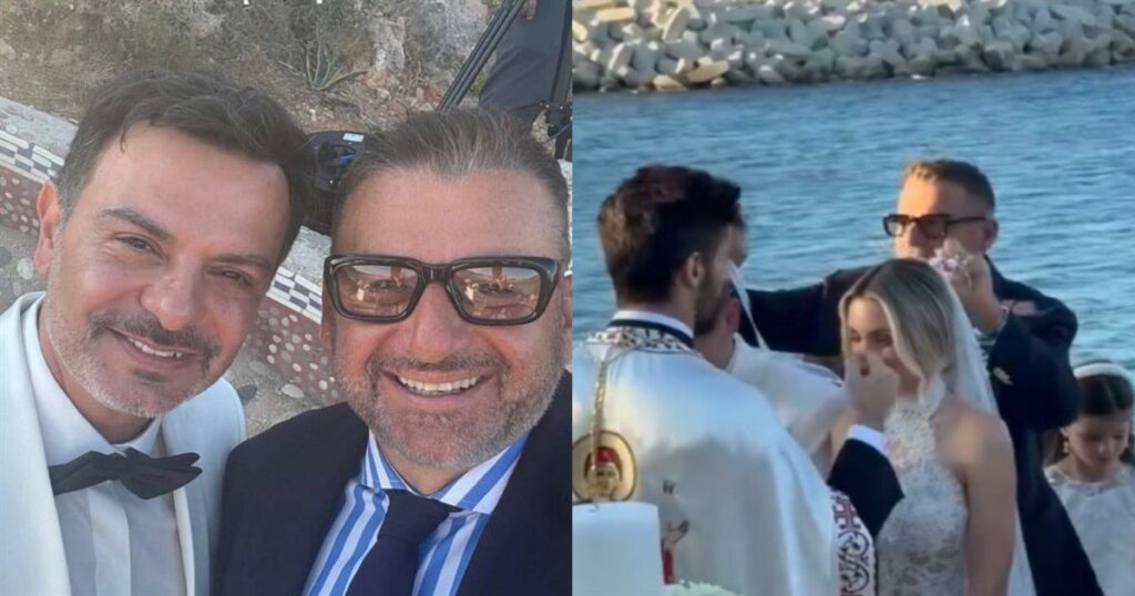Έγινε κουμπάρος ο Γιώργος Λιάγκας – Βίντεο και φωτογραφίες από τον γάμο