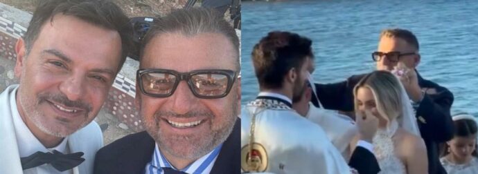Έγινε κουμπάρος ο Γιώργος Λιάγκας – Βίντεο και φωτογραφίες από τον γάμο