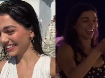 Στην Μύκονο η Μελίνα Νικολαΐδη: Ξεσάλωσε σε live show του Τόνι Σφήνου – Ο ξέφρενος χορός της στα σοκάκια του νησιού(Βίντεο)