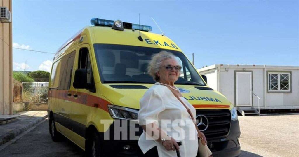 Η Χαριτίνη Αναγνωστοπούλου έχασε 2 παιδιά και τη νύφη της και έκανε δωρεά ασθενοφόρου – «Αναρωτιόμουν αν ο γιος μου θα είχε σωθεί»