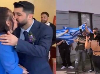 Χαμός σε ελληνοτουρκικό γάμο στη Γερμανία – Με ελληνικές και τουρκικές σημαίες οι οικογένειες