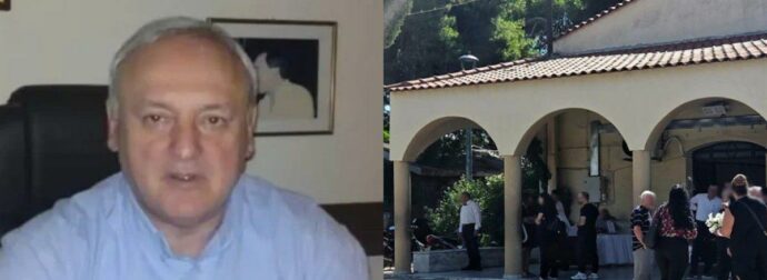 Βουβός πόνος στην κηδεία του Σταύρου Γεωργίου: Οι κόρες του δεν άντεξαν τη συγκίνηση-“Σεβαστείτε μας”