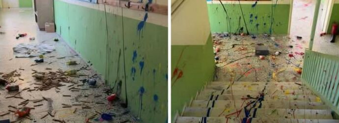 Μπήκαν σε δημοτικό σχολείο της Νάξου και το βανδάλισαν – «Η βία εξαπλώνεται σαν ένας επικίνδυνος κοινωνικός ιός», καταγγέλλει ο διευθυντής