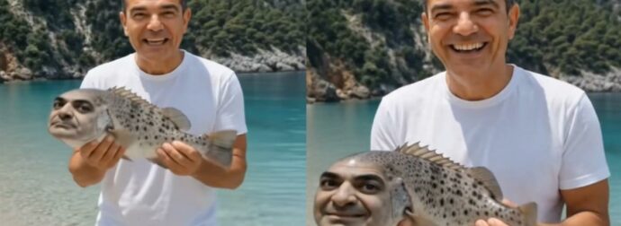 Ο Τσίπρας πιάνει… «Μητσοτακέφαλο» – Το βίντεο που σαρώνει στα social media