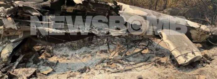 Φωτογραφικό ντοκουμέντο από το σημείο της συντριβής του δεύτερου ελικοπτέρου στην Ψάθα