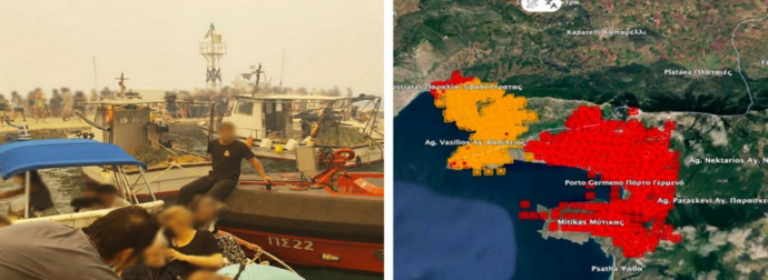 Εικόνα της NASA με την ασύλληπτη καταστροφή στη Βοιωτία – Κάηκαν 40.000 με 50.000 στρέμματα