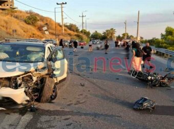 Σφοδρό τροχαίο στην Αθηνών – Σουνίου: Διαλύθηκε η μοτοσικλέτα – Νεκρός ο οδηγός, σοβαρά τραυματίας η συνεπιβάτιδα του