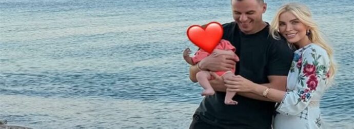Παναγιώτης Κουτσουμπής: Ξανά αγκαλιά με την 4 μηνών κόρη του, Ξένια – Η τρυφερή φωτογραφία που «έριξε» το Instagram