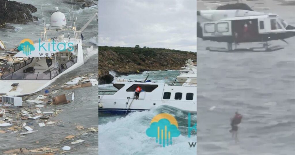 Συγκλονιστικές στιγμές στο Κάβο Γκρέκο: Βυθίστηκε και δεύτερο σκάφος – Καρέ-καρέ οι προσπάθειες διάσωσης των επιβατών (video)