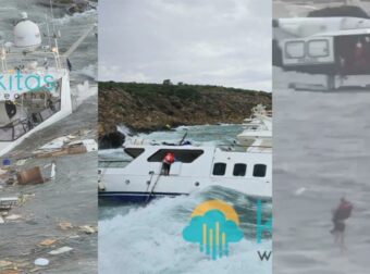 Συγκλονιστικές στιγμές στο Κάβο Γκρέκο: Βυθίστηκε και δεύτερο σκάφος – Καρέ-καρέ οι προσπάθειες διάσωσης των επιβατών (video)
