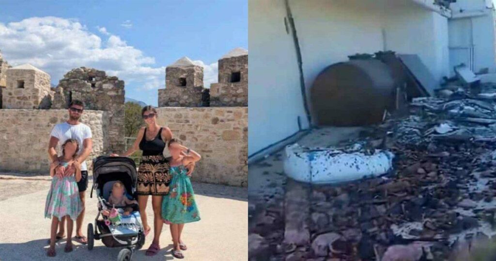 Πούλησαν τα πάντα για μια νέα ζωή στην Ελλάδα: Η φωτιά έκανε στάχτη το σπίτι τους λίγες ημέρες πριν μετακομίσουν (Φωτογραφίες)