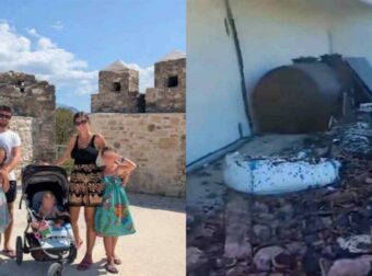 Πούλησαν τα πάντα για μια νέα ζωή στην Ελλάδα: Η φωτιά έκανε στάχτη το σπίτι τους λίγες ημέρες πριν μετακομίσουν (Φωτογραφίες)